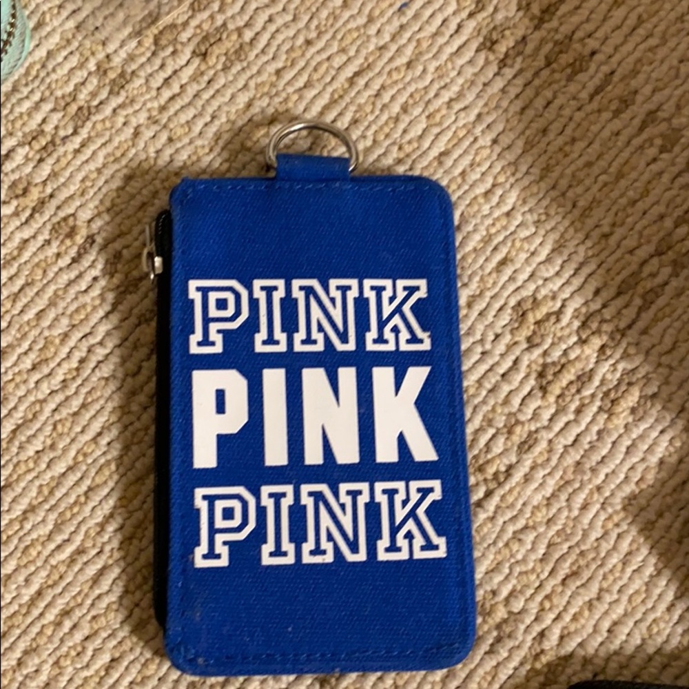 VS pink key tag
